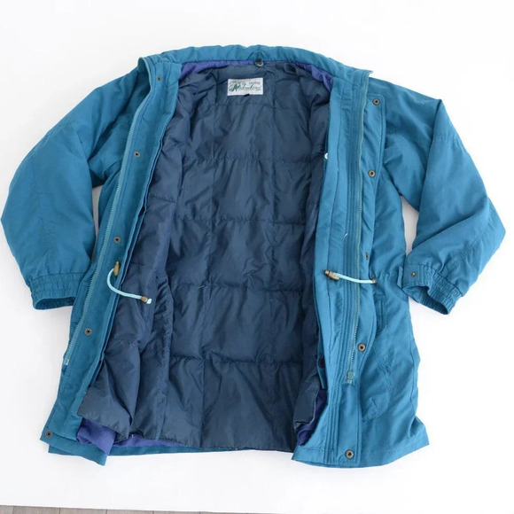 Vintage Nadarlong Deep Teal Winter Jacket Y2K  ~XLarge - Picture 5 of 13